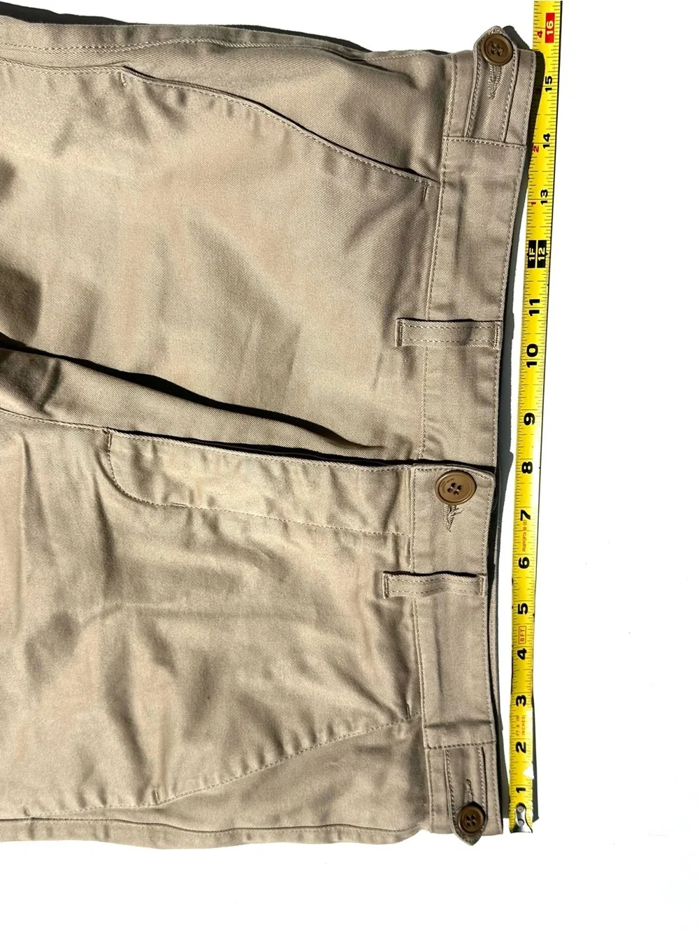 Saint Laurent Men's Classic Straight Chino Pants - Tan Beige, Stretch Cotton, 30